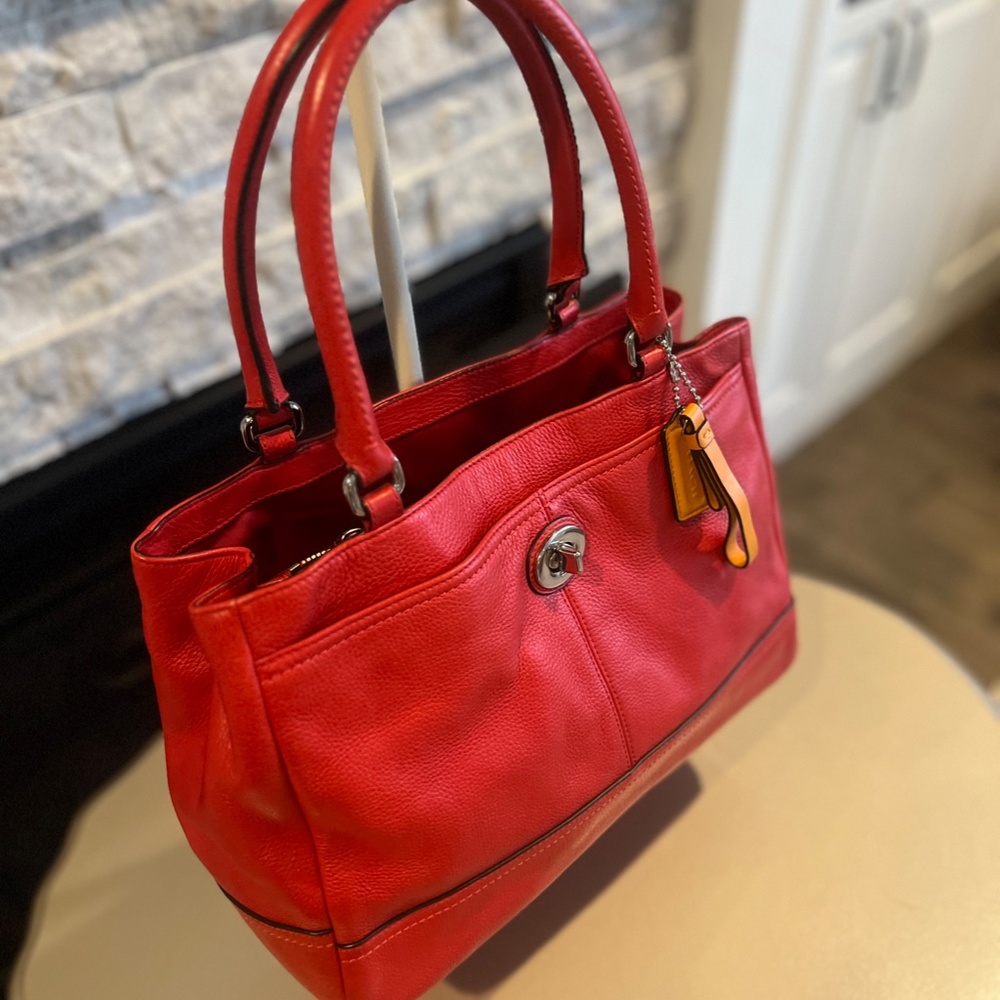 Vintage Coach Park Leather Carryall